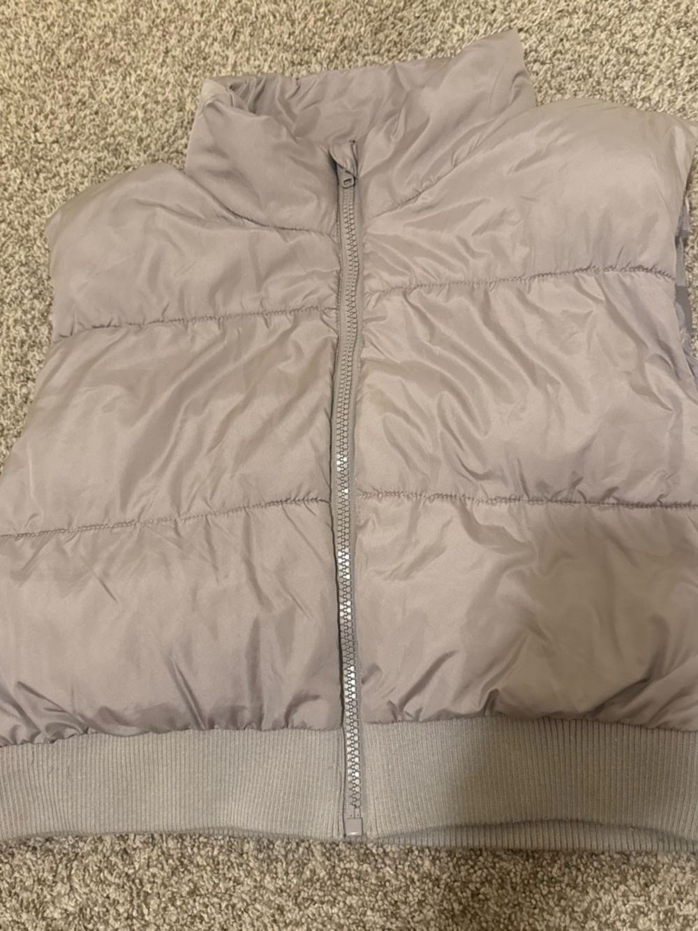 Aeropostale Light Gray Puffer Vest for Kids